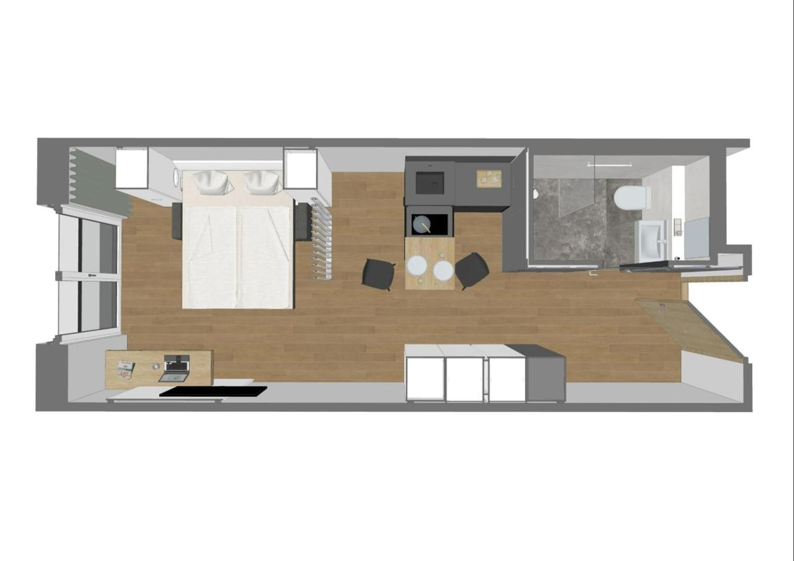 Timber One Boardinghouse Dorfen Aparthotel Екстериор снимка