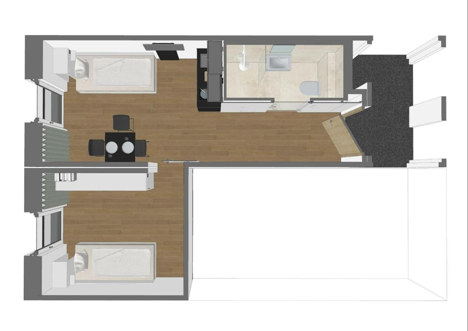 Timber One Boardinghouse Dorfen Aparthotel Екстериор снимка