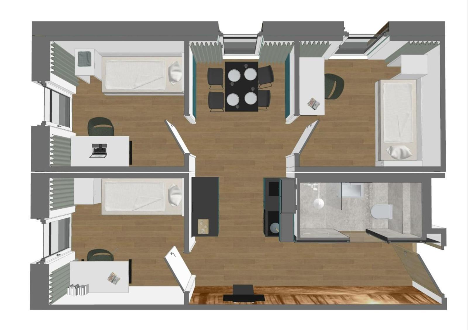 Timber One Boardinghouse Dorfen Aparthotel Екстериор снимка